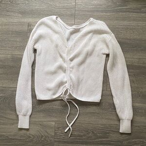Hollister White Long Sleeve Top